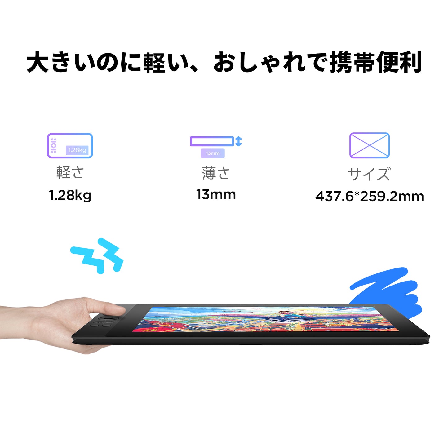 ugee 15.4インチ 液晶ペンタブレット UE16