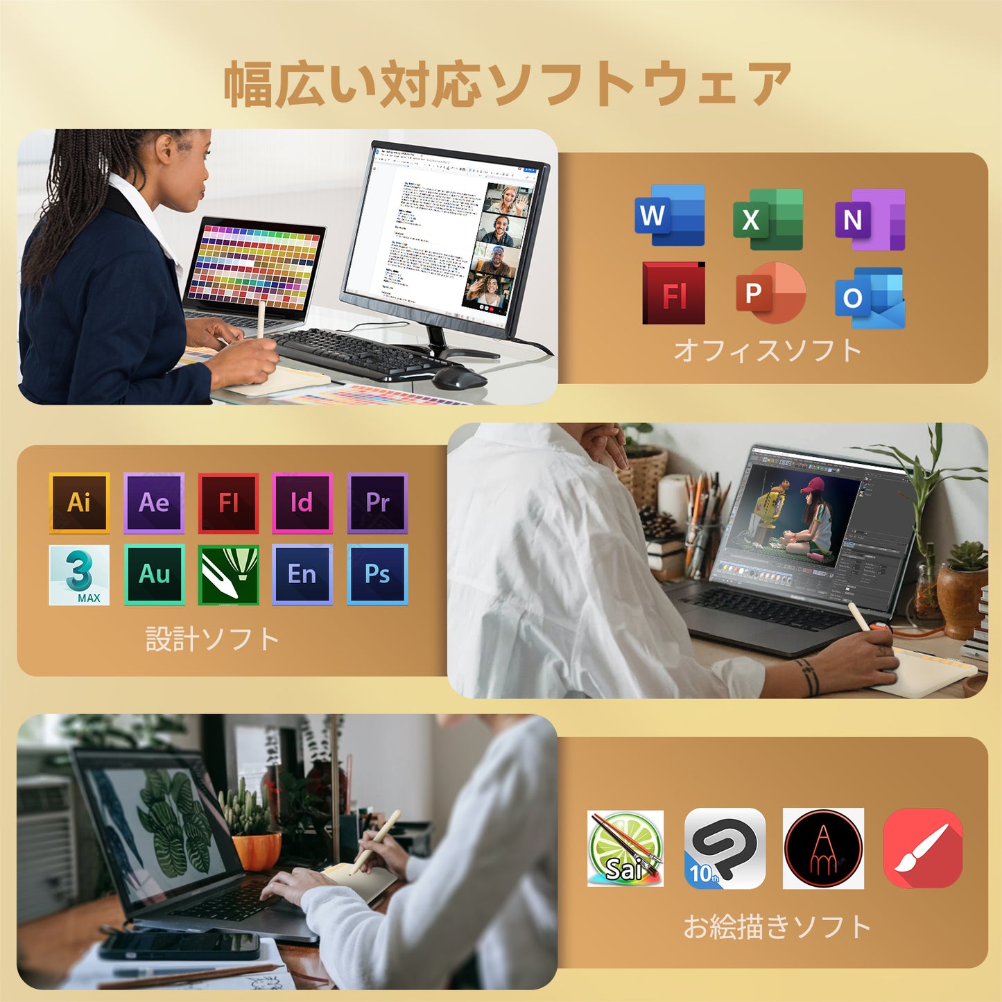 ugee 6.3×4ンチ ペンタブ S640