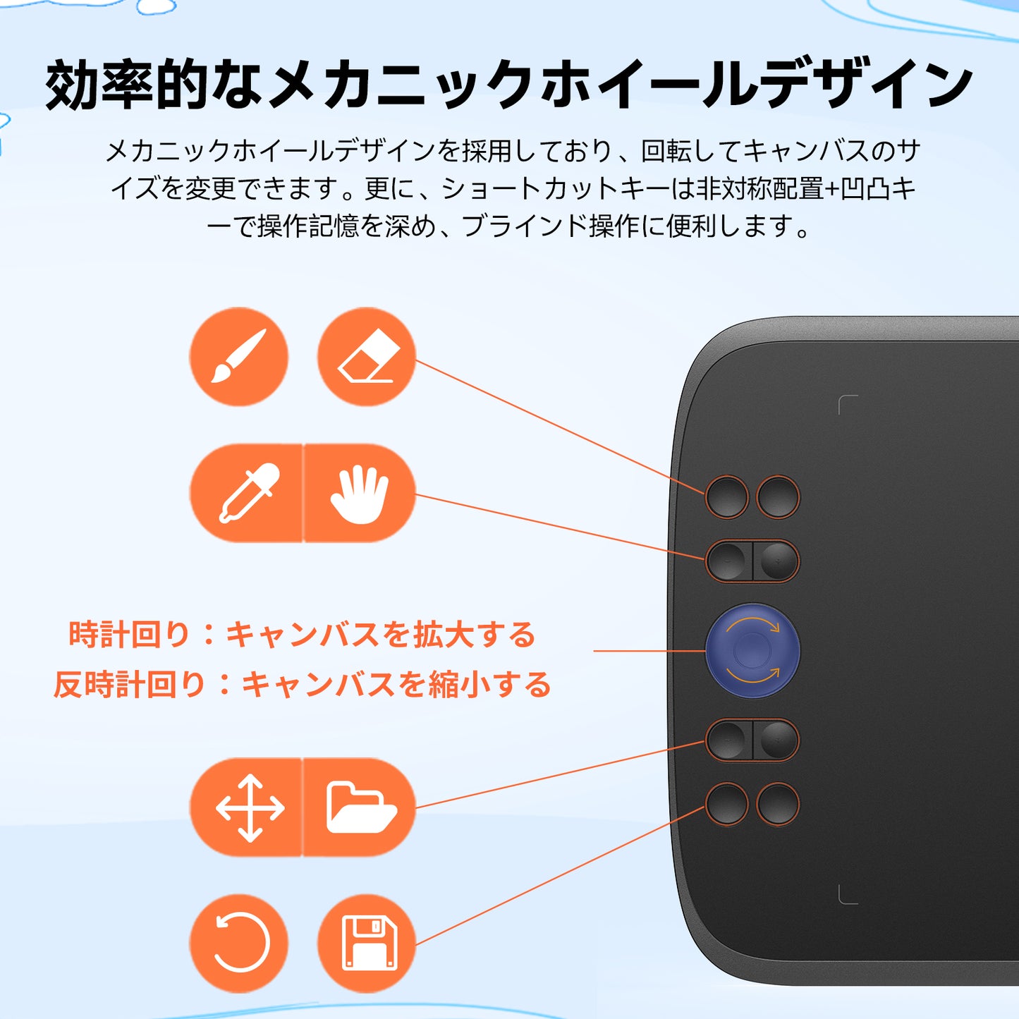 ugee 10×6.25インチ ペンタブ M908
